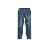 Men's Blue Washed Cooling Jeans